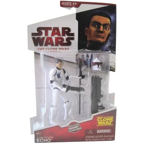 해즈브로 Hasbro Star Wars Clone Wars Animated Action Figure Clone Trooper Echo