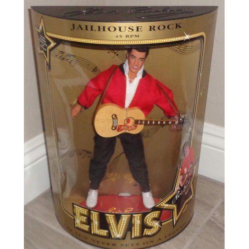 해즈브로 The Sun Never Sets on a Legend 1993 Elvis Doll, Jailhouse Rock Doll Hasbro 12...