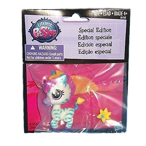 해즈브로 Hasbro Littlest Pet Shop Special Edition Zinnia Gardner Zebra #3846