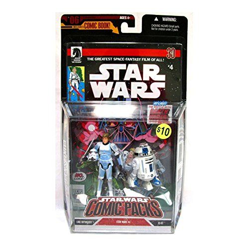 해즈브로 Hasbro Star Wars 3.75 Expanded Universe Luke Skywalker & R2-D2