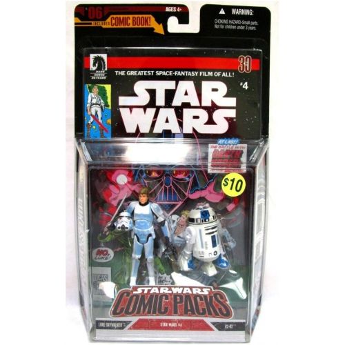 해즈브로 Hasbro Star Wars 3.75 Expanded Universe Luke Skywalker & R2-D2