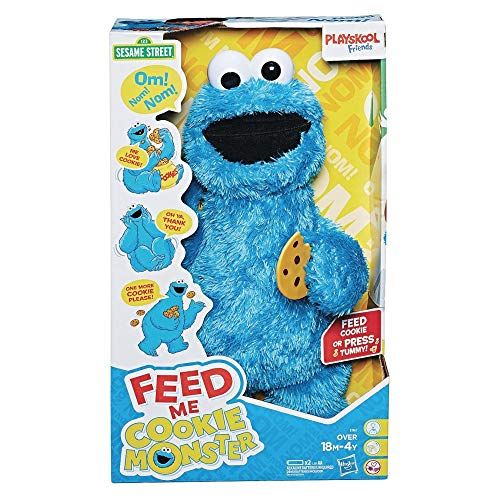 해즈브로 Hasbro Sesame Street Feed Me Cookie Monster Plush Toy Standard