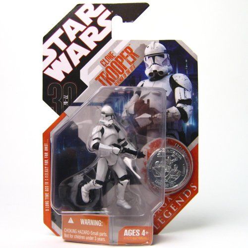 해즈브로 Hasbro Star Wars 3 3/4 Basic Figure SA Clone Trooper