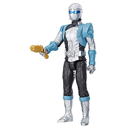 해즈브로 Hasbro Power Rangers Beast Morphers Silver Ranger 12-inch Action Figure Toy with Accessory, Inspired by The Power Rangers TV Show