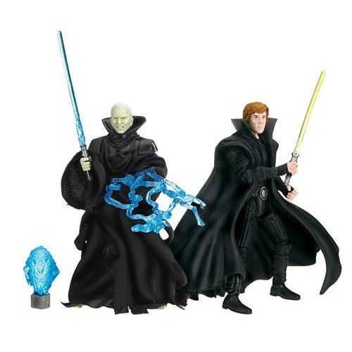 해즈브로 Hasbro Star Wars Comic Packs 2009 Emperor Palpatine Clone & Luke Skywalker Action Figure 2-Pack
