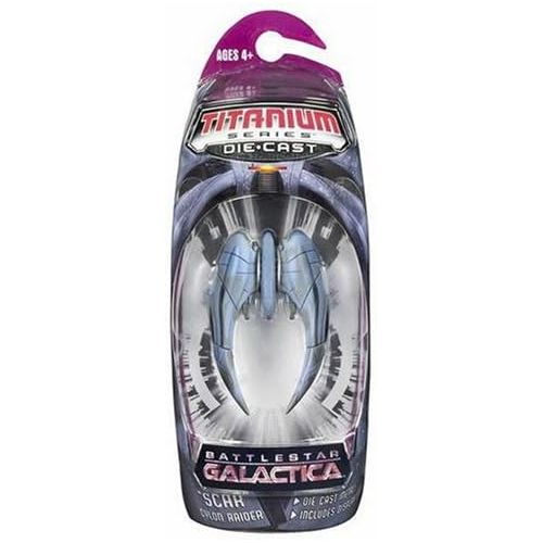 해즈브로 Hasbro Titanium Series Battlestar Galactica 3 Inch Vehicles Scar Cylon Raider