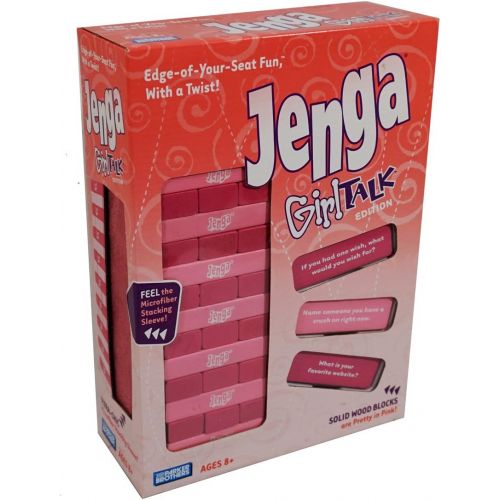 해즈브로 Hasbro Jenga Pink Girl Talk Edition