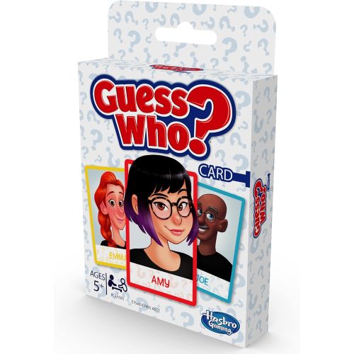 해즈브로 Hasbro Gaming Guess Who? Card Game for Kids Ages 5 and Up, 2 Player Guessing Game