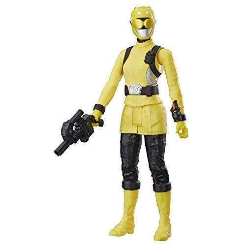 해즈브로 Hasbro Power Rangers Beast Morphers Yellow Ranger 12-inch Action Figure Toy with Accessory, Inspired by The Power Rangers TV Show