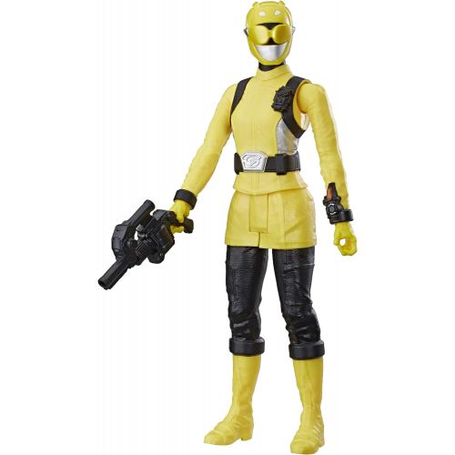 해즈브로 Hasbro Power Rangers Beast Morphers Yellow Ranger 12-inch Action Figure Toy with Accessory, Inspired by The Power Rangers TV Show