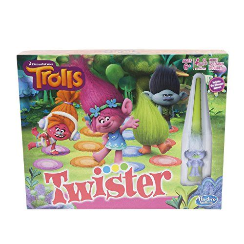 해즈브로 Hasbro Gaming Twister Game: DreamWorks Trolls Edition