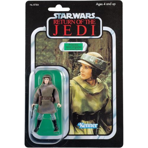 해즈브로 Hasbro Star Wars 2007 Vintage Princess Leia (Endor) Action Figure