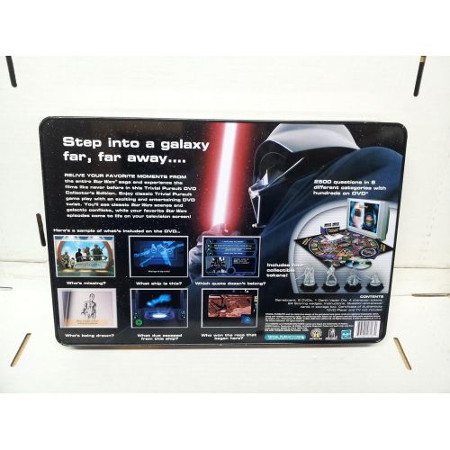 해즈브로 Hasbro Toys R Us Exclusive Star Wars Saga Edition Trivial Pursuit DVD in Collectible Tin