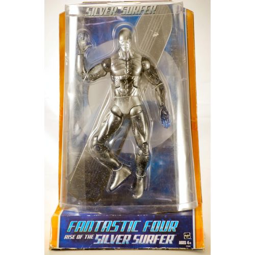 해즈브로 2007 - Hasbro - Marvel - Fantastic Four - Rise of the Silver Surfer - 12 Inch Figure - Includes Silver Surf Board - Out of Production - Limited Edition - Collectible by Fantastic 4