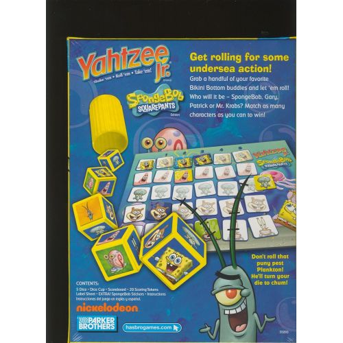 해즈브로 Hasbro Spongebob Squarepants Yahtzee Jr.