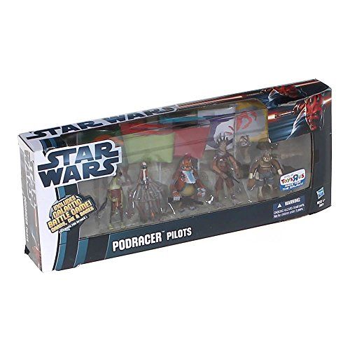 해즈브로 Hasbro Star Wars 2012 Clone Wars Exclusive Battle Pack Podracer Pilots Dud Bolt, Mars Guo, Clegg Holdfast, Gasgano Teemto Pagalies