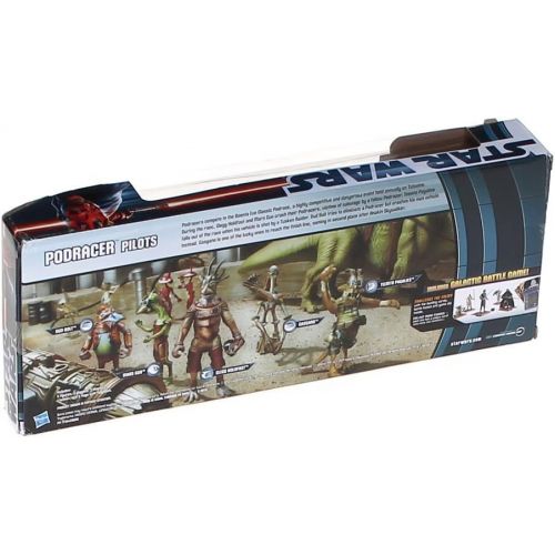 해즈브로 Hasbro Star Wars 2012 Clone Wars Exclusive Battle Pack Podracer Pilots Dud Bolt, Mars Guo, Clegg Holdfast, Gasgano Teemto Pagalies