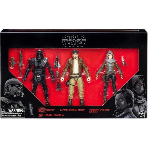 해즈브로 HASBRO STAR WARS ROGUE ONE BLACK SERIES 6 FIGURE 3 PACK EXCLUSIVE