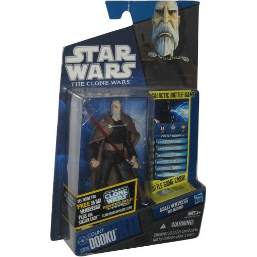 해즈브로 Hasbro Star Wars The Clone Wars Animated Count Dooku Action Figure