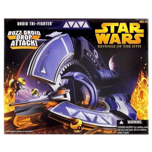 해즈브로 Hasbro Star Wars Starfighter Vehicle Tri-Droid Fighter