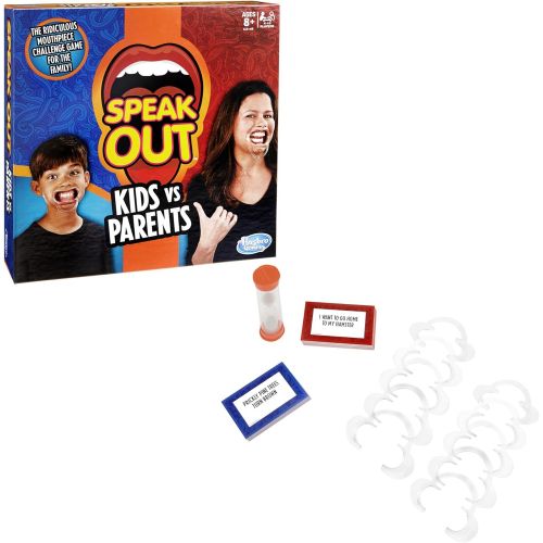 해즈브로 Hasbro Gaming Hasbro Speak Out Kids Vs Parents Game