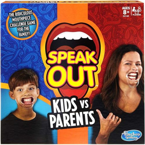 해즈브로 Hasbro Gaming Hasbro Speak Out Kids Vs Parents Game