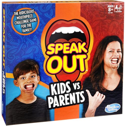 해즈브로 Hasbro Gaming Hasbro Speak Out Kids Vs Parents Game