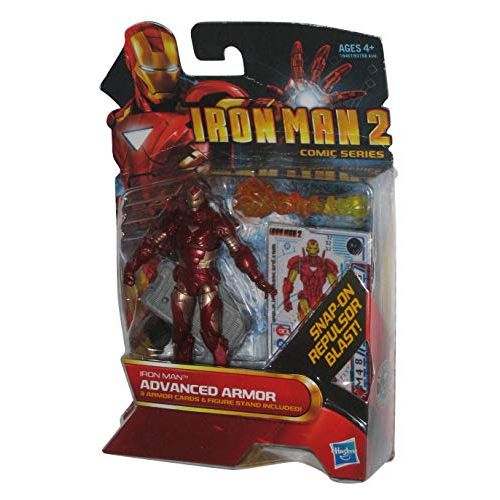 해즈브로 Hasbro Iron Man 2 Comic Series Iron Man Advanced Armor Action Figure #32