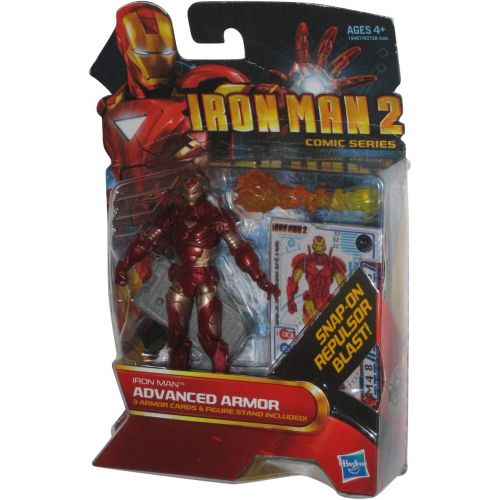 해즈브로 Hasbro Iron Man 2 Comic Series Iron Man Advanced Armor Action Figure #32