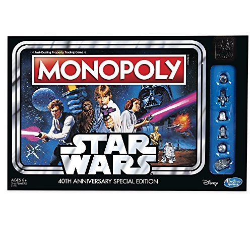 해즈브로 Hasbro Gaming Monopoly Game: Star Wars 40th Anniversary Special Edition