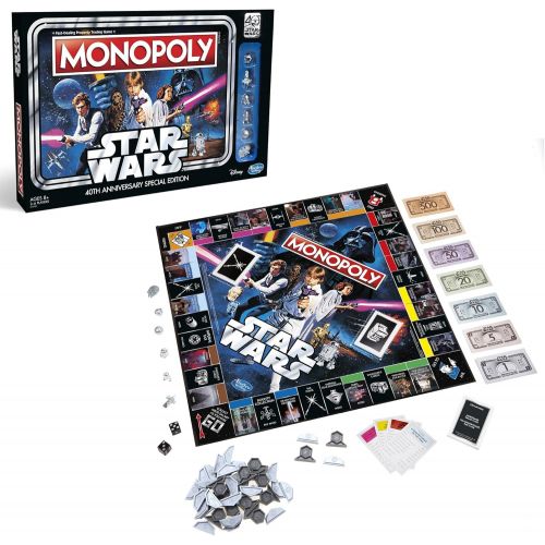 해즈브로 Hasbro Gaming Monopoly Game: Star Wars 40th Anniversary Special Edition