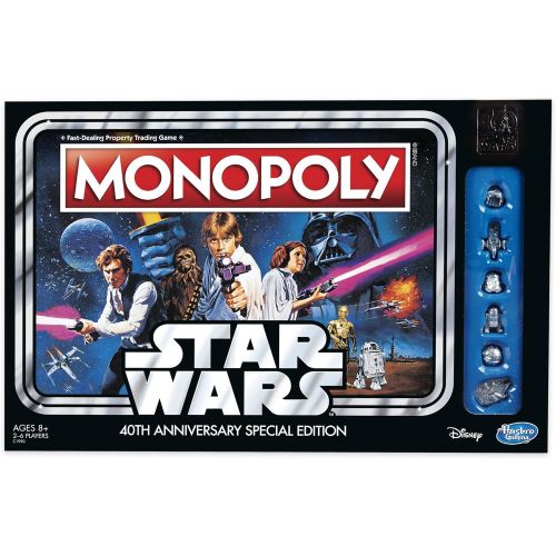 해즈브로 Hasbro Gaming Monopoly Game: Star Wars 40th Anniversary Special Edition