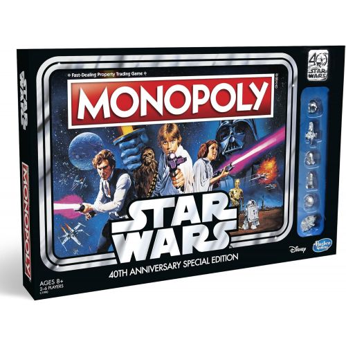 해즈브로 Hasbro Gaming Monopoly Game: Star Wars 40th Anniversary Special Edition