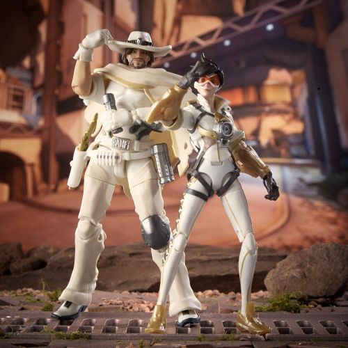 해즈브로 Hasbro Overwatch Ultimate Series Tracer & McCree Fual Pack 6 Collectible Action Figures