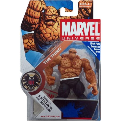 해즈브로 Hasbro Marvel Universe 3 3/4 Inch Series 3 Action Figure #19 Thing Dark Pants White Belt