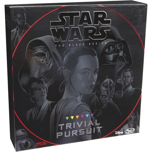 해즈브로 Hasbro Gaming Hasbro Trivial Pursuit: Star Wars the Black Series Edition - Test Your Knowledge with Over 1,800 Easy To Extremely Difficult Questions for Ultimate Fans - 2-4 Players - Instruction