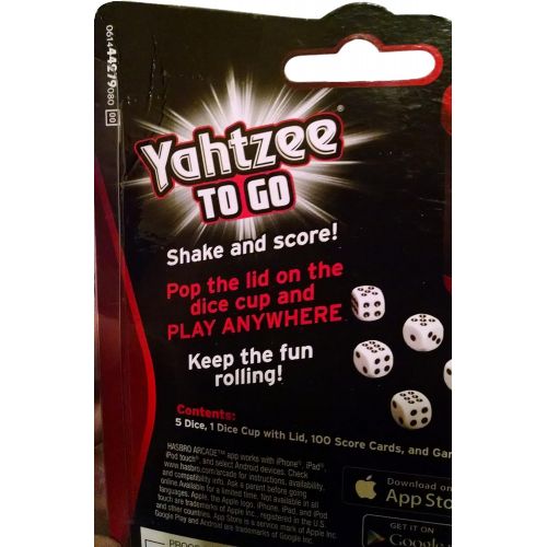 해즈브로 Hasbro Yahtzee to Go Travel Game 2014 Gaming