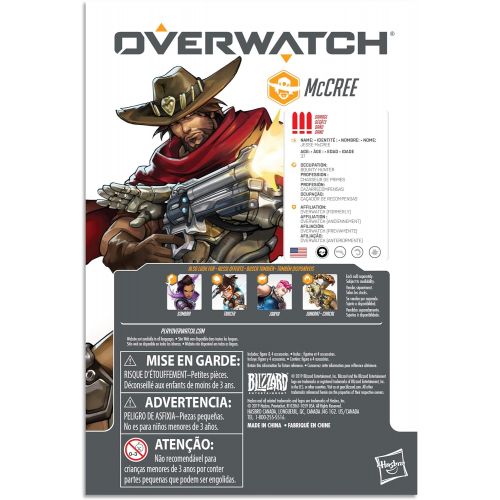 해즈브로 Hasbro Overwatch Ultimates Series McCREE 6 Collectible Action Figure