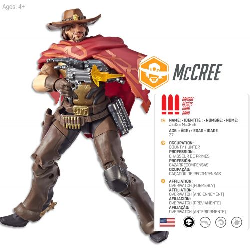 해즈브로 Hasbro Overwatch Ultimates Series McCREE 6 Collectible Action Figure