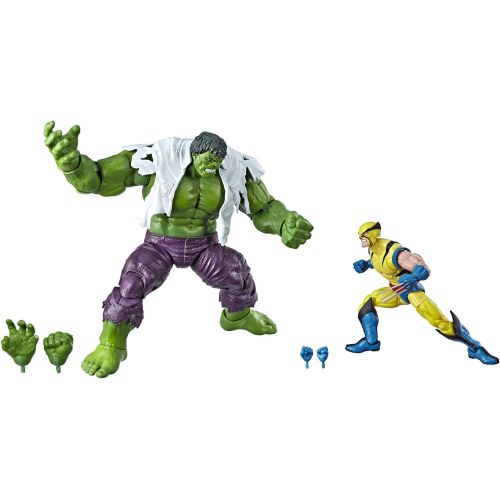 해즈브로 Hasbro Marvel Legends Wolverine and Hulk 6-Inch Action Figure 2-Pac Standard