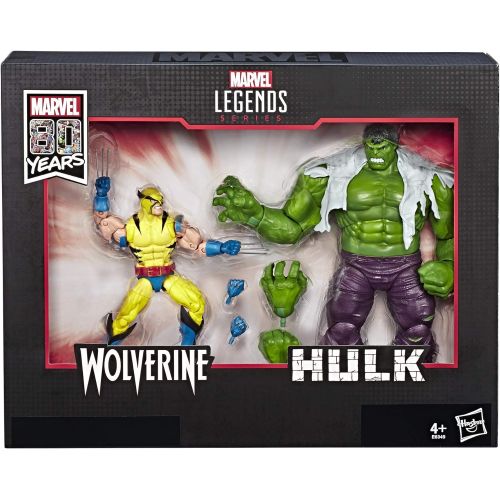 해즈브로 Hasbro Marvel Legends Wolverine and Hulk 6-Inch Action Figure 2-Pac Standard