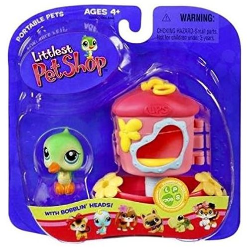 해즈브로 Hasbro Littlest Pet Shop Portable Pets Hummingbird Figure [with Feeder]