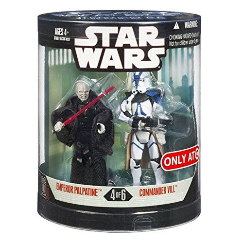 해즈브로 Hasbro Star Wars Emperor Palpatine & Commander Vill Action Figure 2-Pack #4