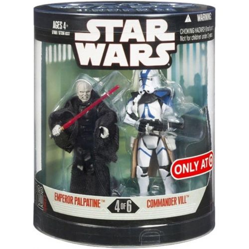 해즈브로 Hasbro Star Wars Emperor Palpatine & Commander Vill Action Figure 2-Pack #4