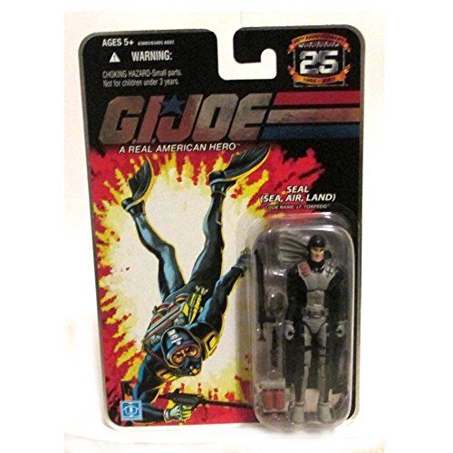 해즈브로 G.I. JOE Hasbro 25th Anniversary 3 3/4 Wave 6 Action Figure Lt. Torpedo SEAL