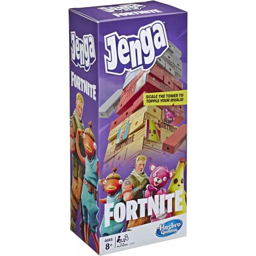 해즈브로 Hasbro Gaming Jenga: Fortnite Edition Game, Wooden Block Stacking Tower Game for Fortnite Fans, Ages 8 & Up