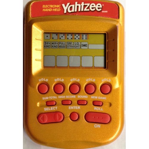 해즈브로 Hasbro Yahtzee Electronic Hand-held [Gold]