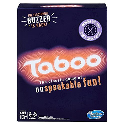 해즈브로 Hasbro Gaming Taboo Party Board Game With Buzzer for Kids Ages 13 and Up (Amazon Exclusive)