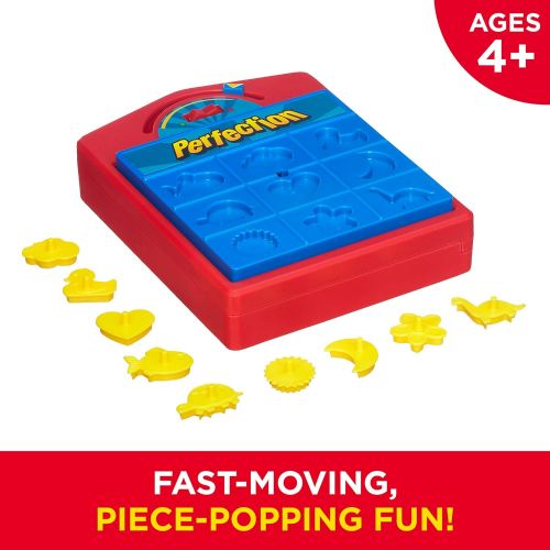 해즈브로 Hasbro Gaming Perfection Game Popping Shapes and Pieces Game for Kids Ages 4 and Up