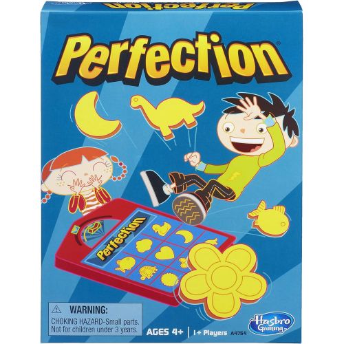 해즈브로 Hasbro Gaming Perfection Game Popping Shapes and Pieces Game for Kids Ages 4 and Up